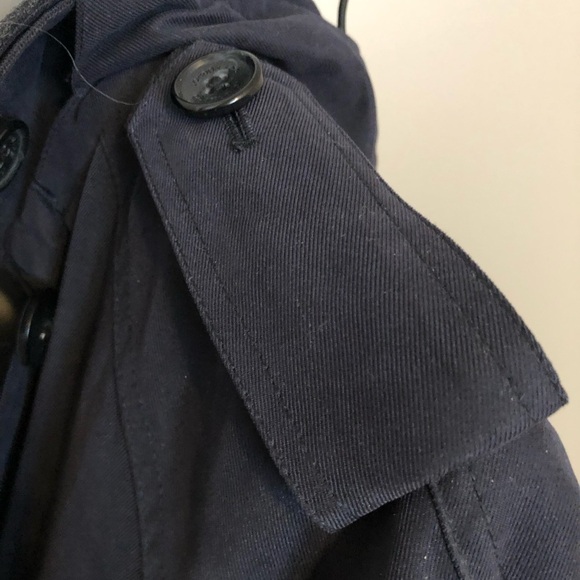 NWT  look like a real Flight Attendant Trench Coat w/detachable hood - Picture 10 of 11